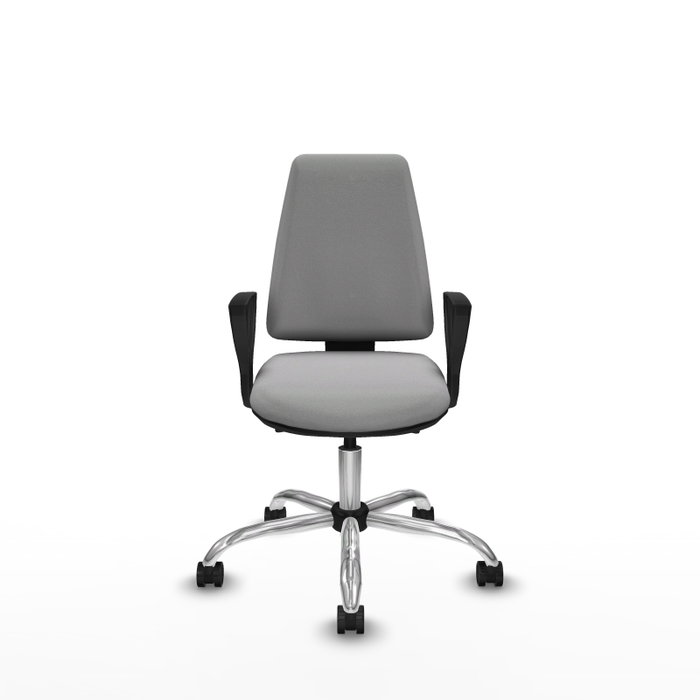 PIQUERAS Y CRESPO Silla de oficina Elche con mecanismo Asincro, Gris claro PIQUERAS Y CRESPO Silla de oficina Elche con mecanismo Asincro, Gris claro