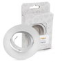 Aro Aro Foco Downlight Basculante Circular Aluminio Blanco 93Mm