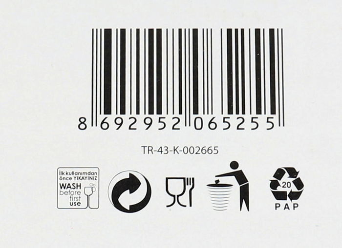 Lav Set 6 Vasos Whisky 345Cc 7x9x9 cm (8 Cajas)