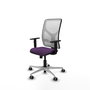PIQUERAS Y CRESPO Silla de oficina Motilla con mecanismo Sincro, Morado y Blanco