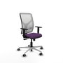 PIQUERAS Y CRESPO Silla de oficina Motilla con mecanismo Sincro, Morado y Blanco