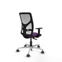 PIQUERAS Y CRESPO Silla de oficina Motilla con mecanismo Sincro, Morado y Blanco
