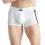 Bóxer de Hombre Adidas Low Rise 3 Stripes Active Blanco 2 Unidades