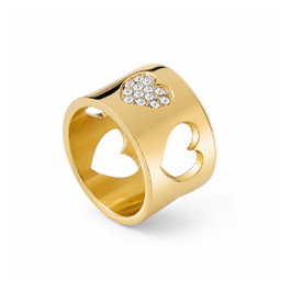 Guess Anillo Jamila Dorado Talla 52