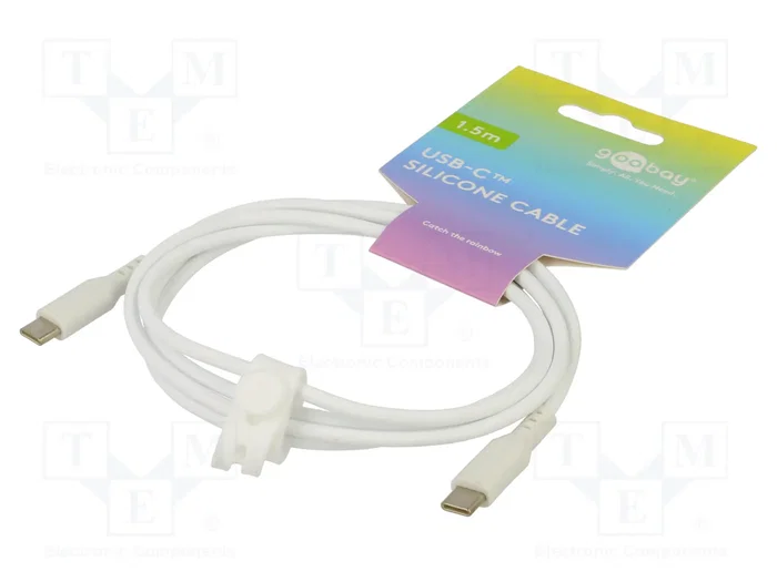 GOOBAY Cable USB 2.0 a USB C de 1,5m Blanco GOOBAY Cable USB 2.0 a USB C de 1,5m Blanco