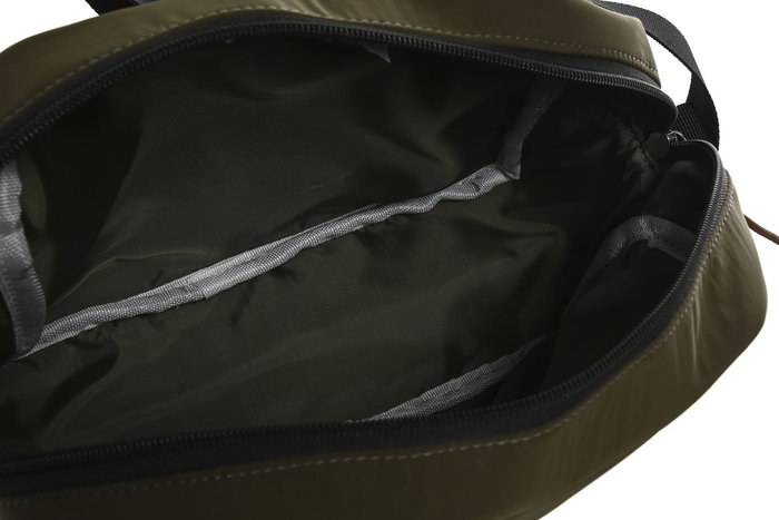 DKD Home Decor Bolso Urban Beige Verde 8 x 16.5 x 24 cm (6 Unidades)