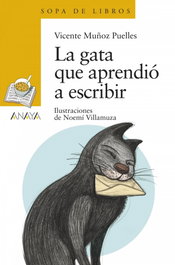 La gata que aprendió a escribir, Vicente Muñoz Puelles - ANAYA