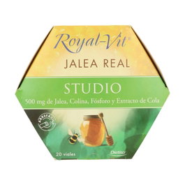 Dietisa Royal Vit Studio Jalea Real 20 ampollas - Ayuda concentración y memoria