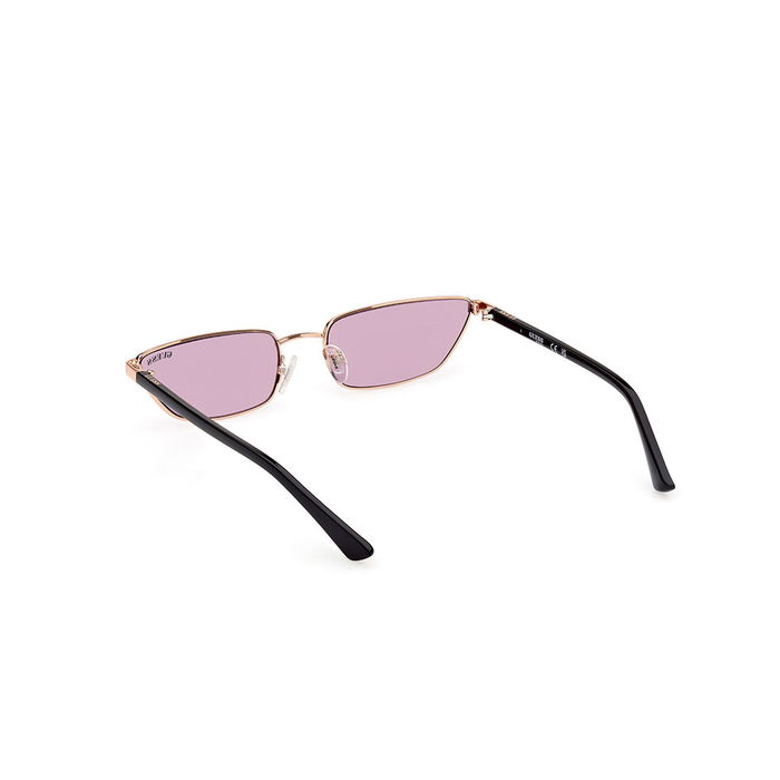 Guess Gafas GU8285 28Y Gafas de Sol Mujer Cat-eye Montura Rosa Dorado Cristal Violeta 140mm