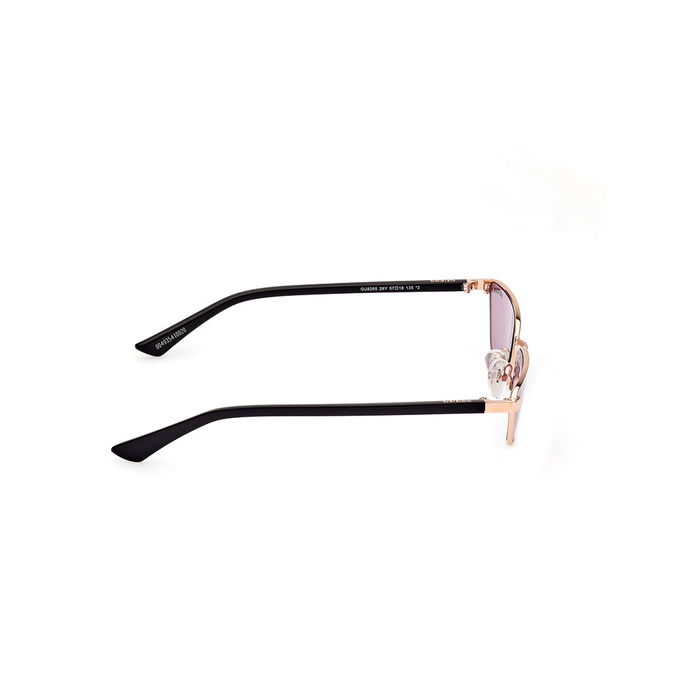 Guess Gafas GU8285 28Y Gafas de Sol Mujer Cat-eye Montura Rosa Dorado Cristal Violeta 140mm