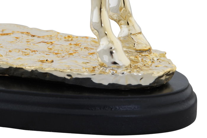 DKD Home Decor Figura de Caballo Metalizado Dorado y Negro DKD Home Decor Figura de Caballo Metalizado Dorado y Negro