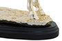 DKD Home Decor Figura de Caballo Metalizado Dorado y Negro