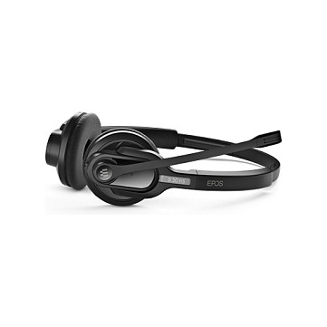 EPOS Auriculares Inalámbricos Impact D 30 HS Duo para Oficina y Centro de Llamadas, Binaurales, Diadema, Negro