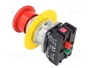 PROMET Interruptor de emergencia NEF30-DR/PXY rojo NC + NA