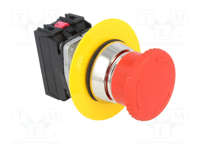 PROMET Interruptor de emergencia NEF30-DR/PXY rojo NC + NA PROMET Interruptor de emergencia NEF30-DR/PXY rojo NC + NA