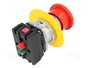 PROMET Interruptor de emergencia NEF30-DR/PXY rojo NC + NA