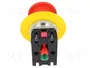 PROMET Interruptor de emergencia NEF30-DR/PXY rojo NC + NA
