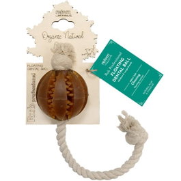 Rub Pelota de Goma Flotante con Cuerda Dental para Perro