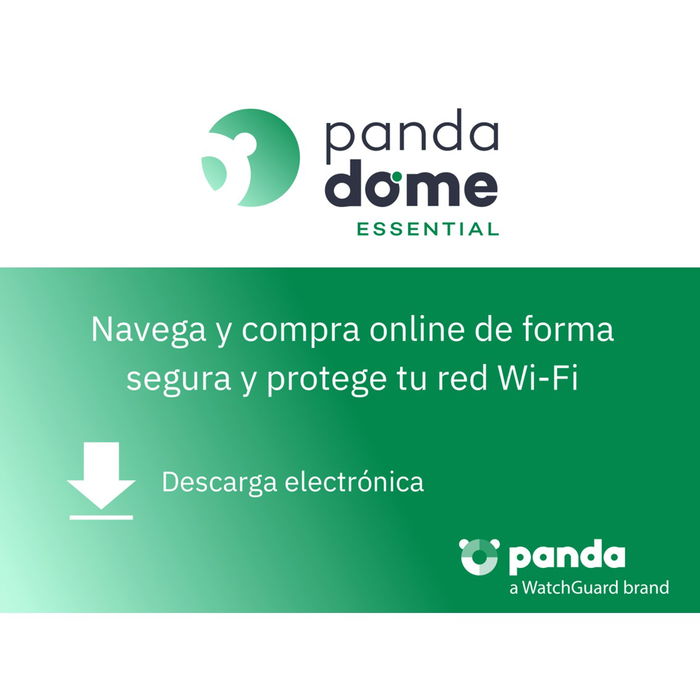 Panda Antivirus Panda Dome Essential - Licencia 1 año para 1 Dispositivo, Protección en Tiempo Real, Antimalware y Antiransomware (ESD)