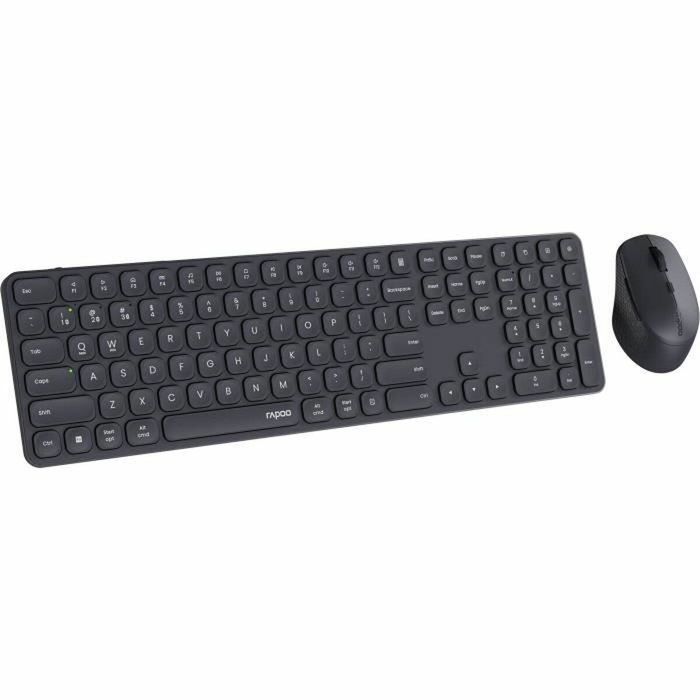 Rapoo 9810M Combo de teclado y ratón Inalámbrico Multimodo - Gris oscuro