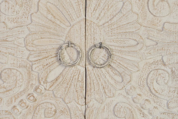 Giner y Colomer Comoda Madera de Mango Blanco Envejecido 90 cm