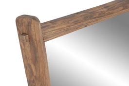DKD Home Decor Espejo de Madera Reciclada y Cristal Natural 62x8x120 cm