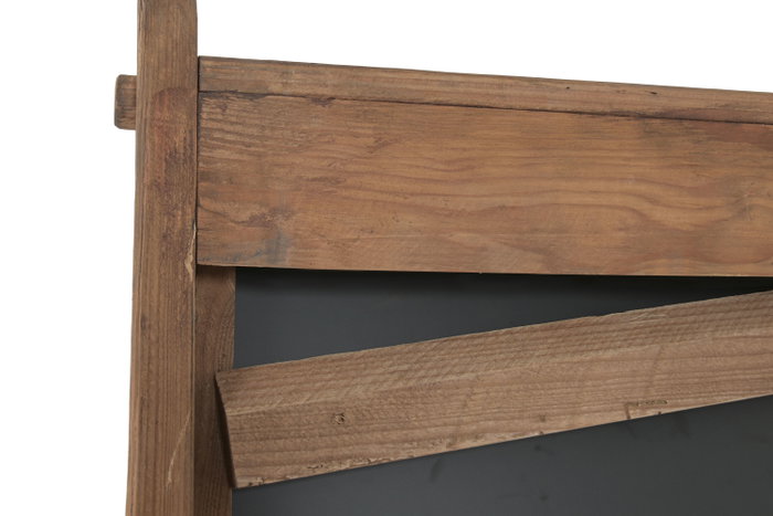DKD Home Decor Espejo de Madera Reciclada y Cristal Natural 62x8x120 cm