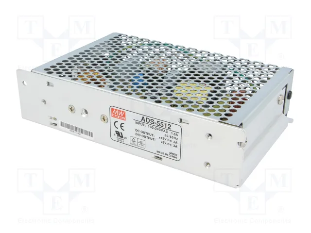 MEAN WELL ADS-5512 Fuente de alimentación de impulso 51W 12VDC 3A