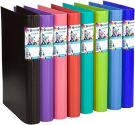 CARCHIVO Carpeta A4 Foam Style 4 Anillas 40mm Colores Surtidos