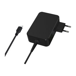 LC-Power LC-NB-GAN-90-C Cargador Interior USB-C 90W GaN Negro 1.8m