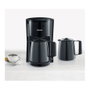 Severin KA 9307 Cafetera de filtro con 2 jarras térmicas, Negro