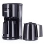Severin KA 9307 Cafetera de filtro con 2 jarras térmicas, Negro