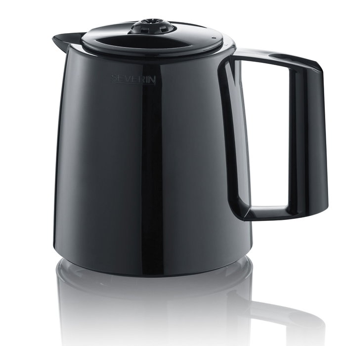 Severin KA 9307 Cafetera de filtro con 2 jarras térmicas, Negro