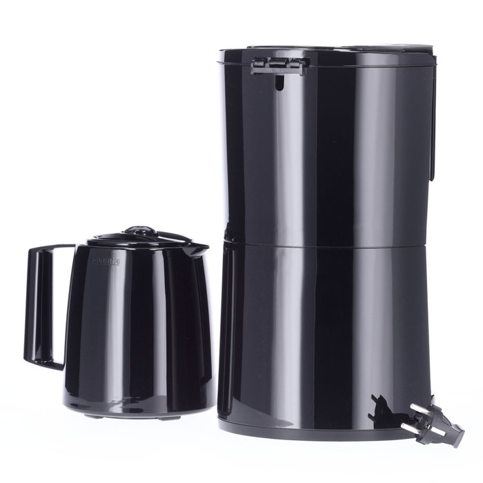 Severin KA 9307 Cafetera de filtro con 2 jarras térmicas, Negro