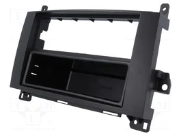 ACV Bastidor de montaje de radio para Mercedes 2 ISO Negro