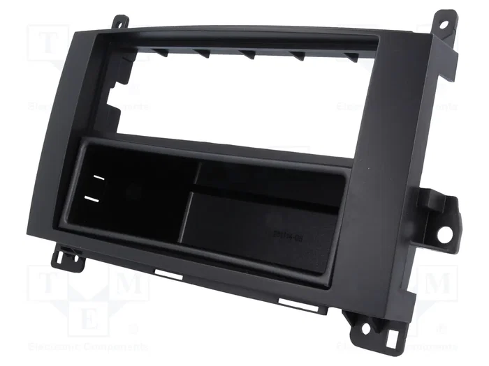 ACV Bastidor de montaje de radio para Mercedes 2 ISO Negro