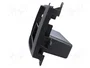 ACV Bastidor de montaje de radio para Mercedes 2 ISO Negro