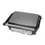 Orbegozo GR 4570 Parrilla Eléctrica de Contacto 2200W, Grill con 2 Zonas, Placas Antiadherentes de 29x23.5 cm, 180º Abatibles, Termostato Regulable y Bandeja Recoge-grasas