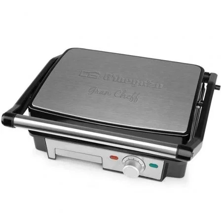 Orbegozo Grill Eléctrico GR 4570 2200W 290 x 235mm Antiadherente Cocina Sana Placas Abatibles 180° Asas Frío Bandeja Recoge Grasas Orbegozo Grill Eléctrico GR 4570 2200W 290 x 235mm Antiadherente Cocina Sana Placas Abatibles 180° Asas Frío Bandeja Recoge Grasas