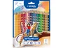 Lyra Groove Slim Lápices de Colores Triangulares de 24 Colores con Sacapuntas