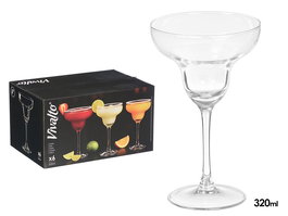 Vivalto Copa Coctel Vintage 320 ml Vidrio Transparente 11.5 x 19 x 11.5 cm (Set de 24)