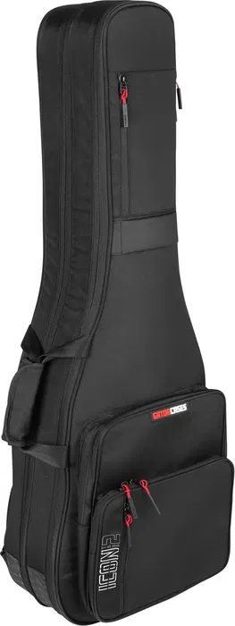 Gator G-Icon Funda para 2 Bajos Eléctricos Negro