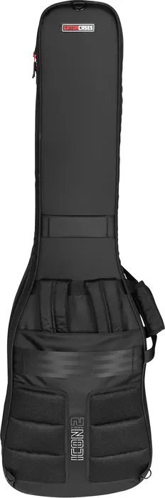 Gator G-Icon Funda para 2 Bajos Eléctricos Negro