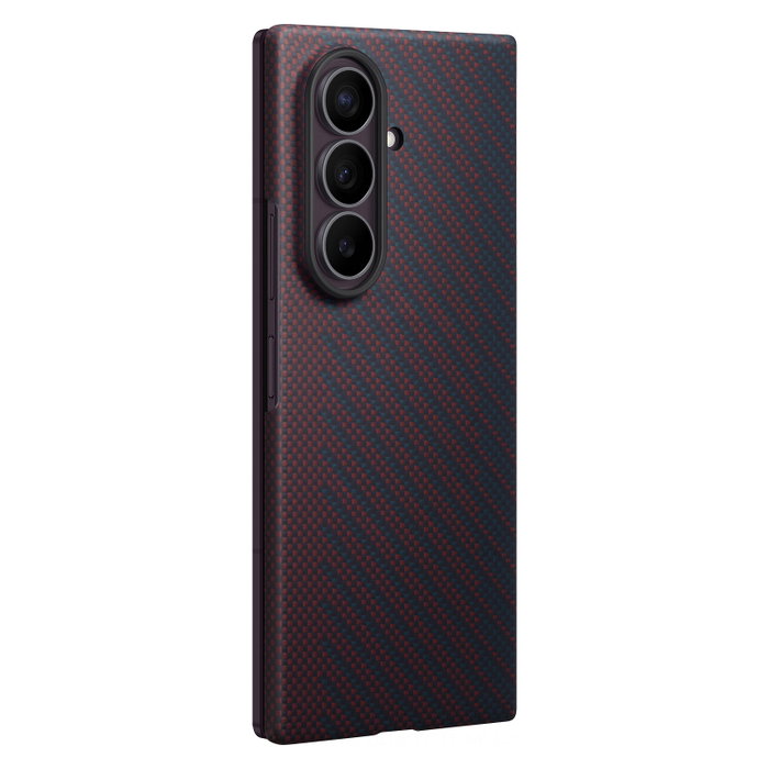 Samsung Carbon Magnet Case para Galaxy Z Fold8, Rojo