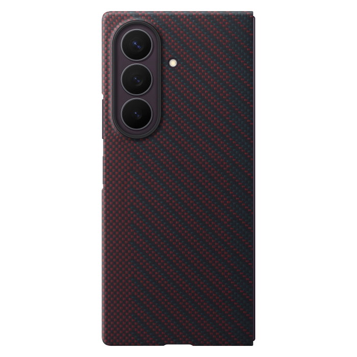 Samsung Carbon Magnet Case para Galaxy Z Fold8, Rojo
