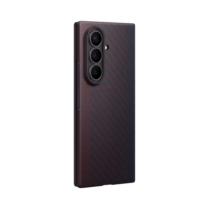 Samsung Funda Carbon Magnet para Galaxy Z Fold8, Rojo