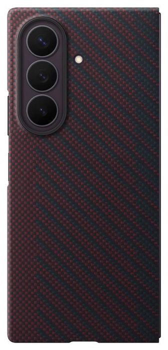 Samsung Carbon Magnet Case para Galaxy Z Fold8, Rojo