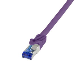 LogiLink Cable de parche Cat.6A S/FTP Ultraflex, 0,25 m, púrpura