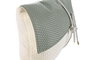 DKD Home Decor Cojin Verde Menta Blanco Jacquard Poliester PU 10 x 30 x 50 cm