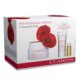 Clarins Value Pack - Masvelt 200 mL Gommage Exfoliant Peau Neuve 30 mL Bain Aux Plantes Tonic 30 mL